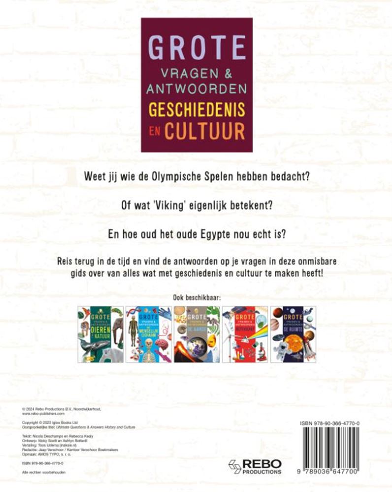 Histoire et culture - grandes questions