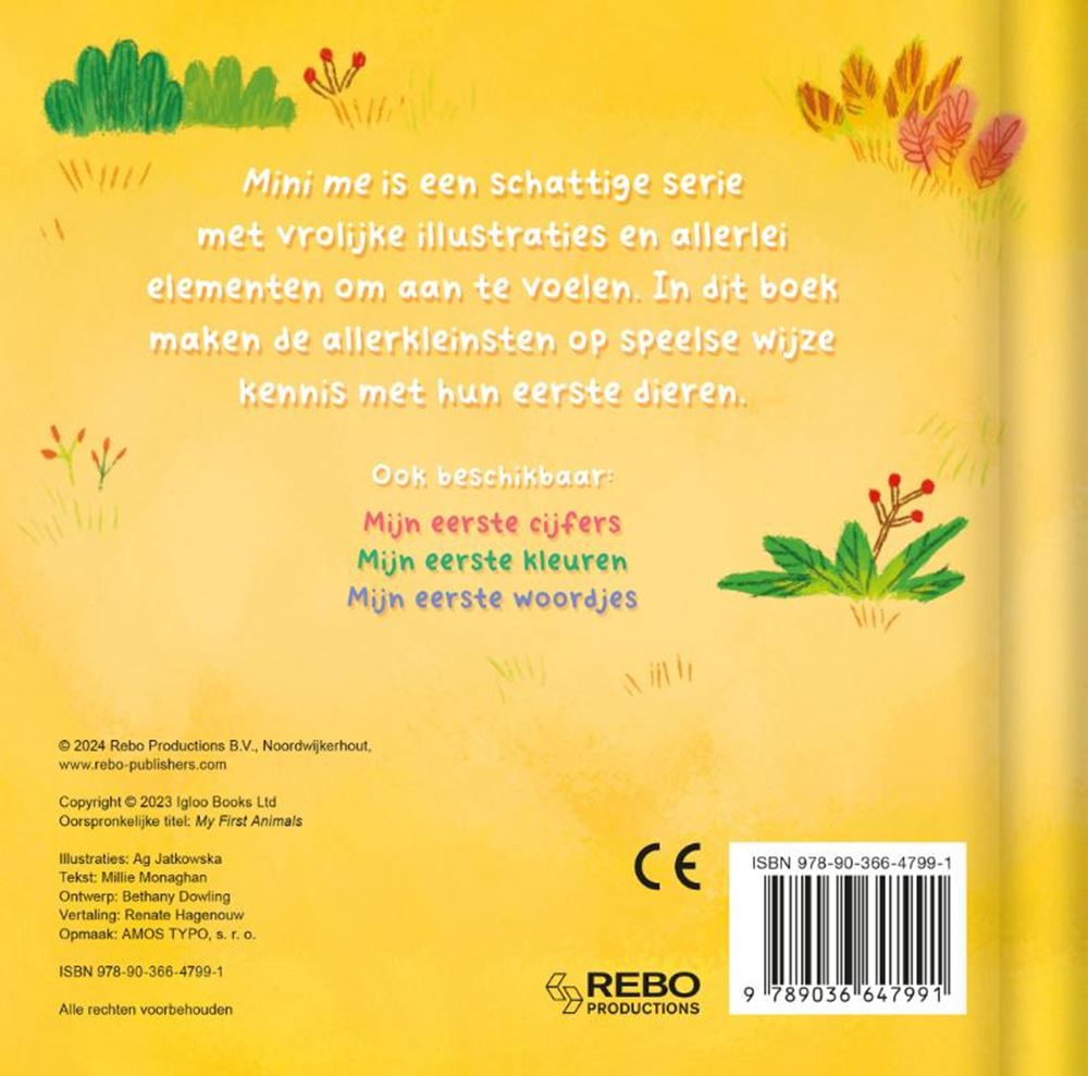 Livre de sensations : mes premiers animaux 0+