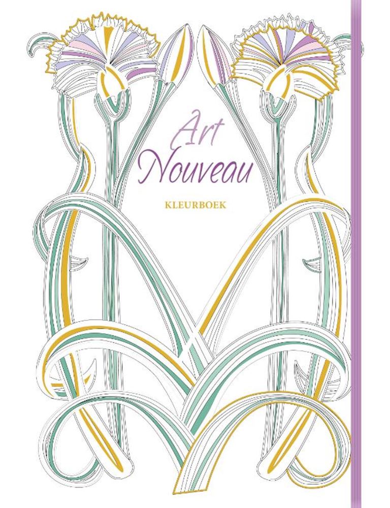 Rebo éditeurs art nouveau - livre de coloriage