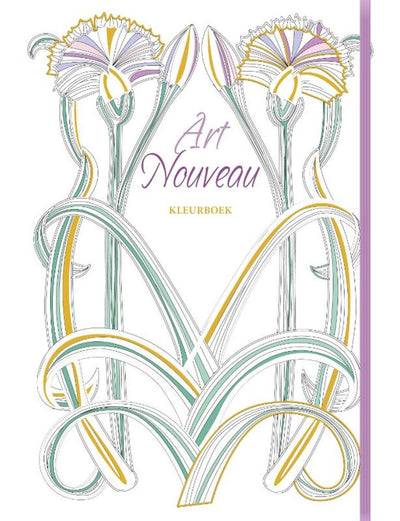 Rebo éditeurs art nouveau - livre de coloriage