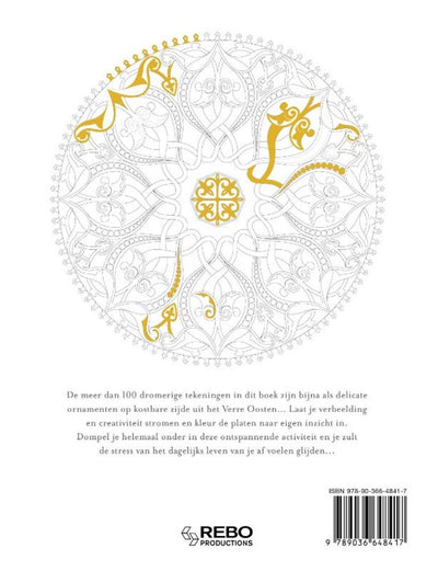 Rebo éditeurs fantaisie orientale - livre de coloriage