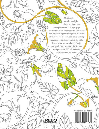 Rebo éditeurs nature merveilleuse - livre de coloriage