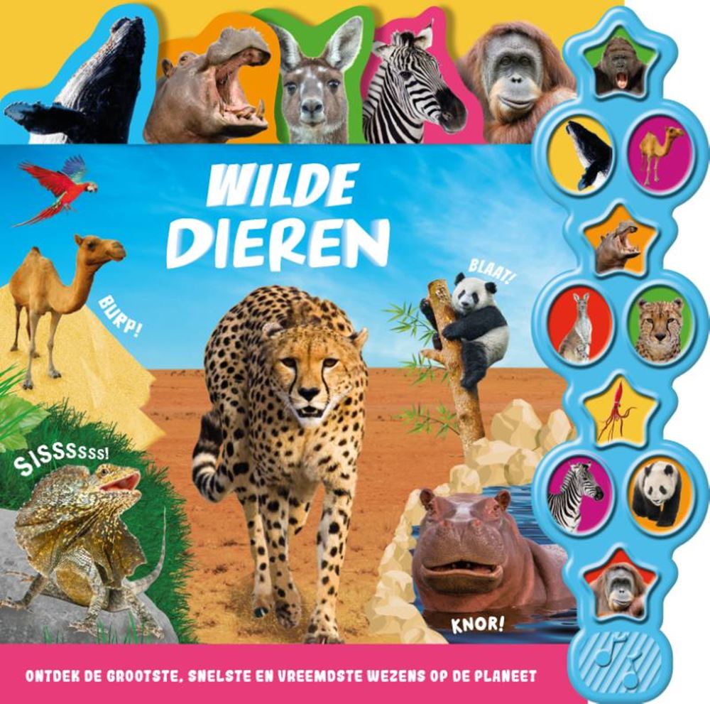 Animaux sauvages - Livre de 10 sons 3+