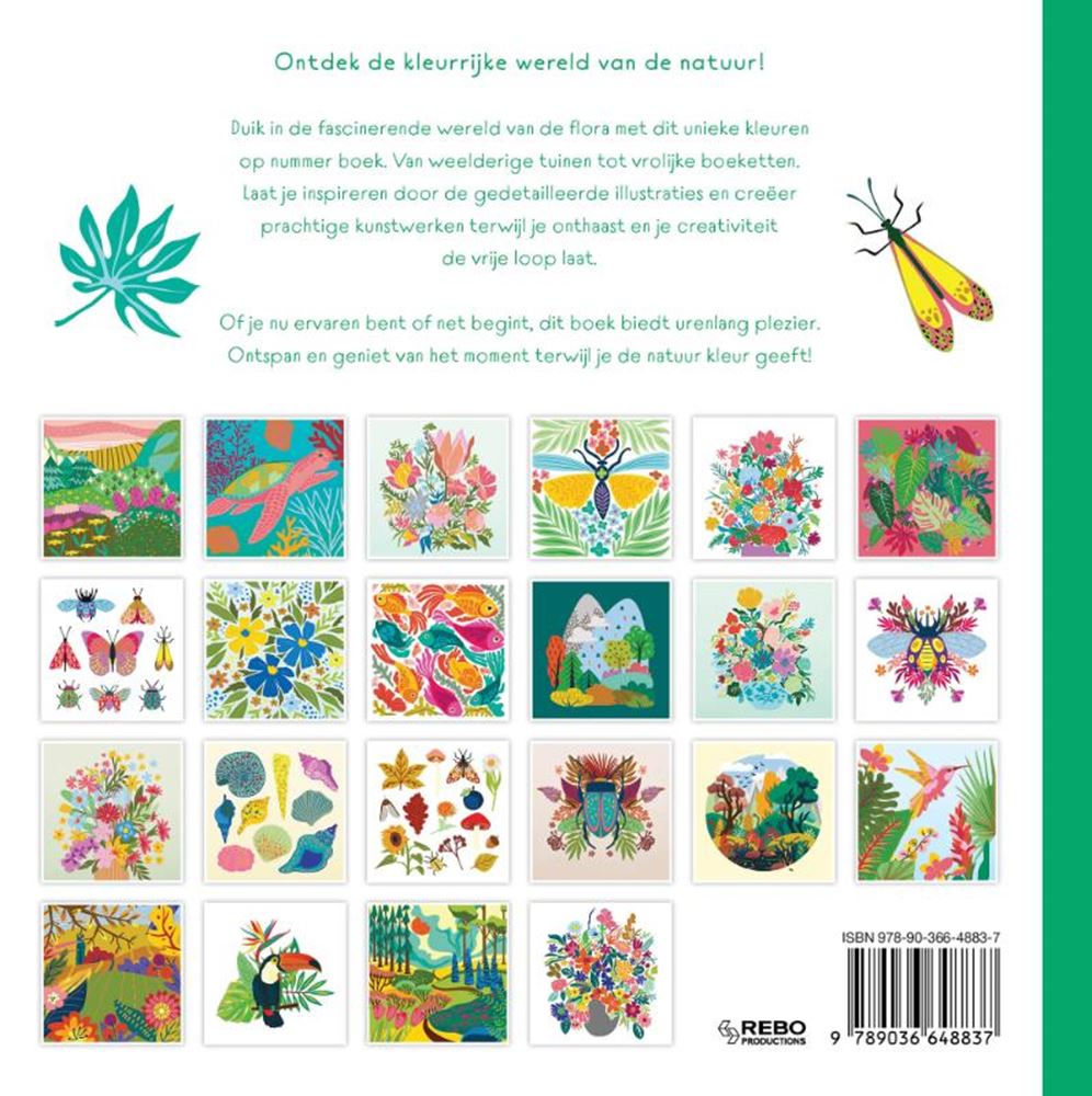 Palette de la nature - couleur par numéro