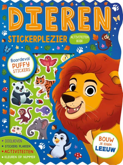 Rebo éditeurs animaux - livre d'activités amusant avec autocollants