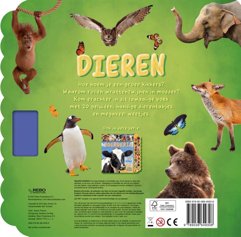Livre livre de sons d'animaux