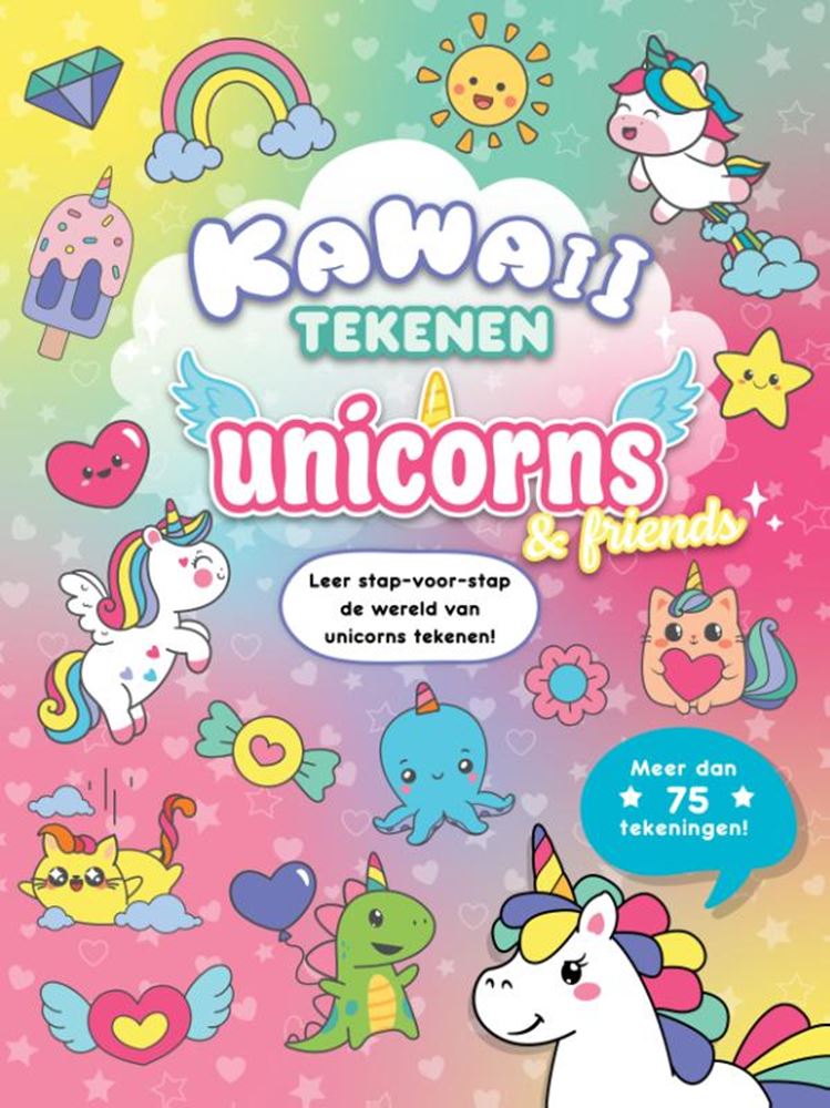 Rebo éditeurs kawaii dessin amis licornes