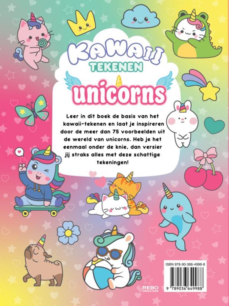 Rebo éditeurs kawaii dessin amis licornes