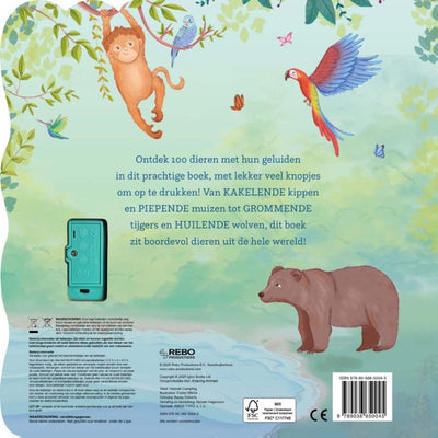 Atlas sonore des animaux des éditeurs Rebo - Livre de 100 sons