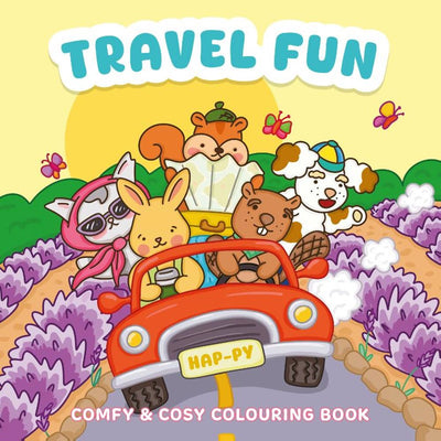 Rebo Publishers Travel Fun - Livre de coloriage confortable et confortable