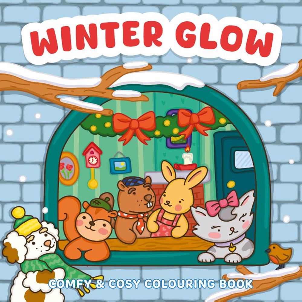 Rebo Publishers Winter Glow - Livre de coloriage confortable et confortable