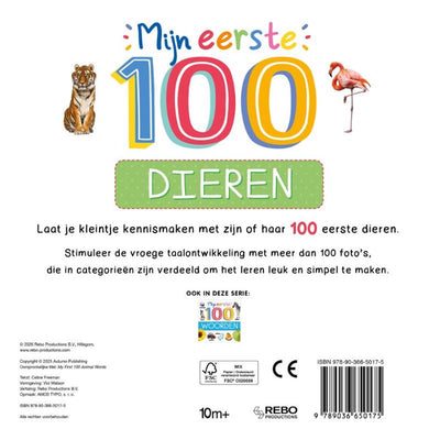 Rebo éditeurs mes 100 premiers animaux - mes 100 premiers