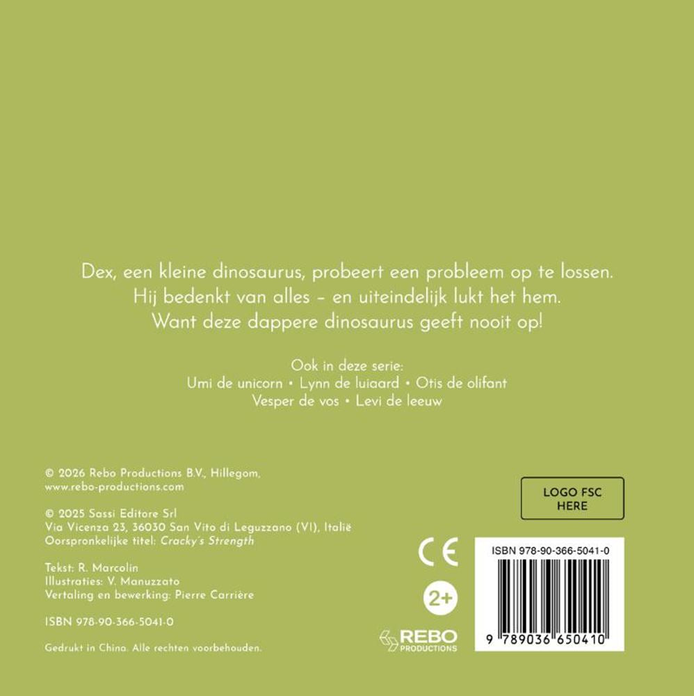 Dex le dinosaure - collection lifestyle 0+