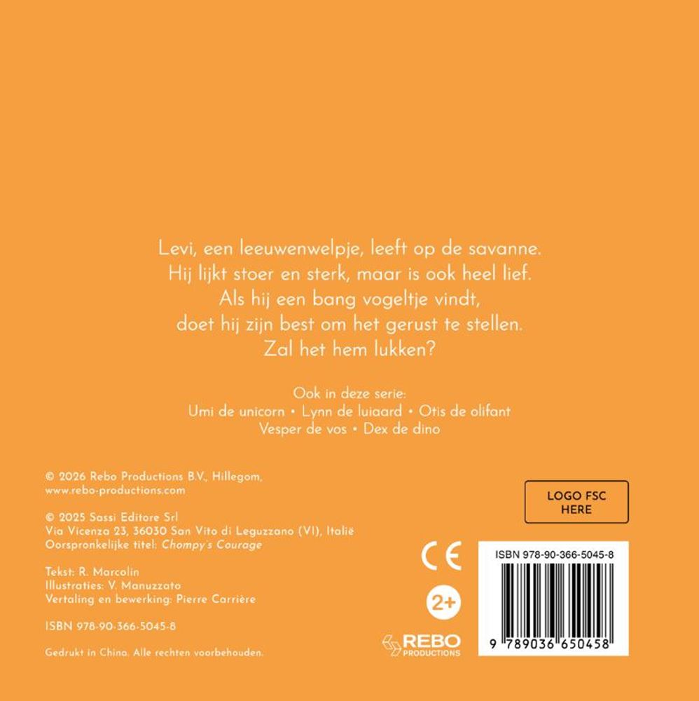 Levi le lion - collection lifestyle 0+