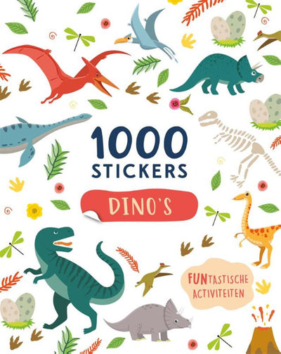 Dinosaures - 1000 autocollants 4+