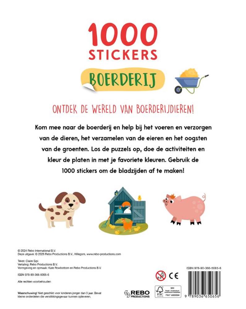 Ferme - 1000 autocollants 4+