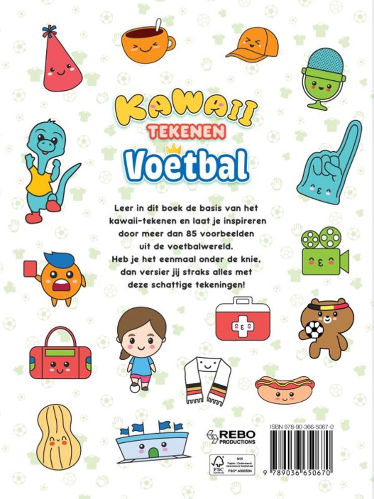 Kawaii dessin football 6+