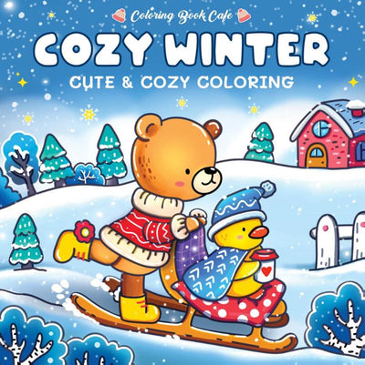 Rebo Publishers Cozy Winter - joli livre de coloriage confortable