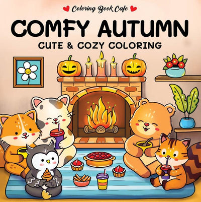 Rebo éditeurs automne confortable - joli livre de coloriage confortable
