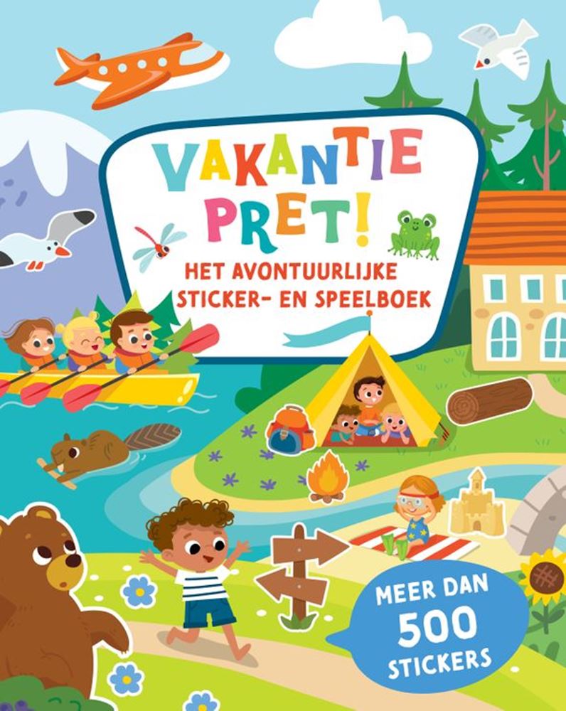 Plaisir des vacances ! autocollant et livre de jeu. 4+