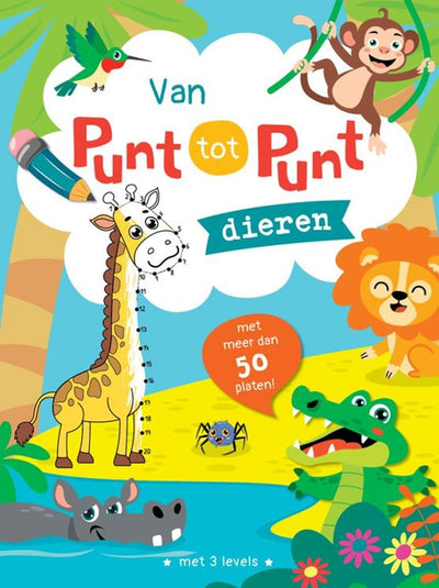 Rebo éditeurs animaux - livre de dessin point à point