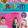 Band-it accroché à des bijoux en élastique. 8+