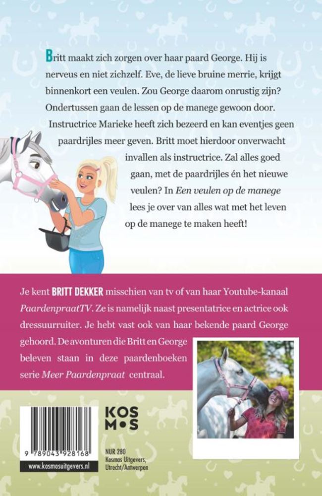 Britt Dekker : un poulain au centre équestre 7+