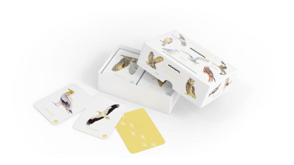 Jeu de mémo sur les oiseaux de proie et les hiboux 6+