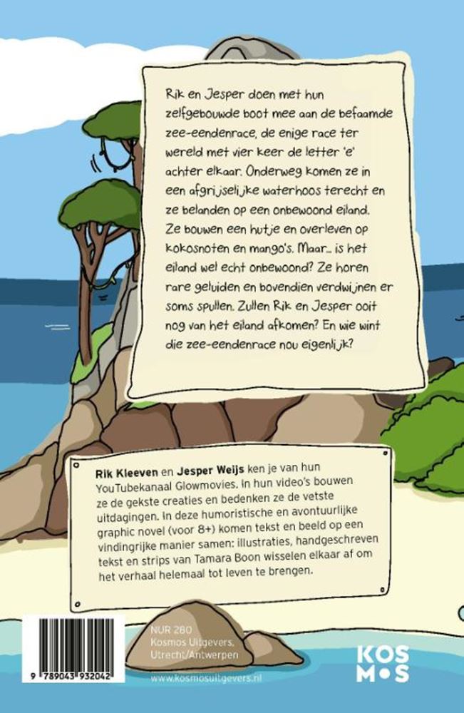 Rik et Jesper survivent sur une île inhabitée - Livre pour enfants