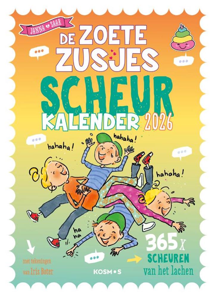 Le calendrier craquant des blagues des douces sœurs