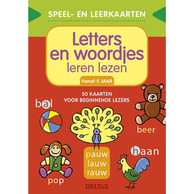 Deltas Speelen Apprend Cards Lettres et les mots apprennent à lire (5+)