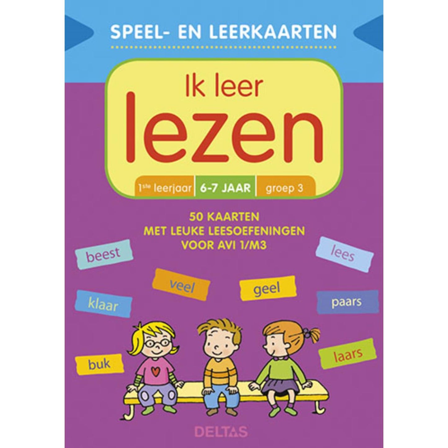 Cartes d'apprentissage deltas speelen que j'apprends à lire, groupe 3