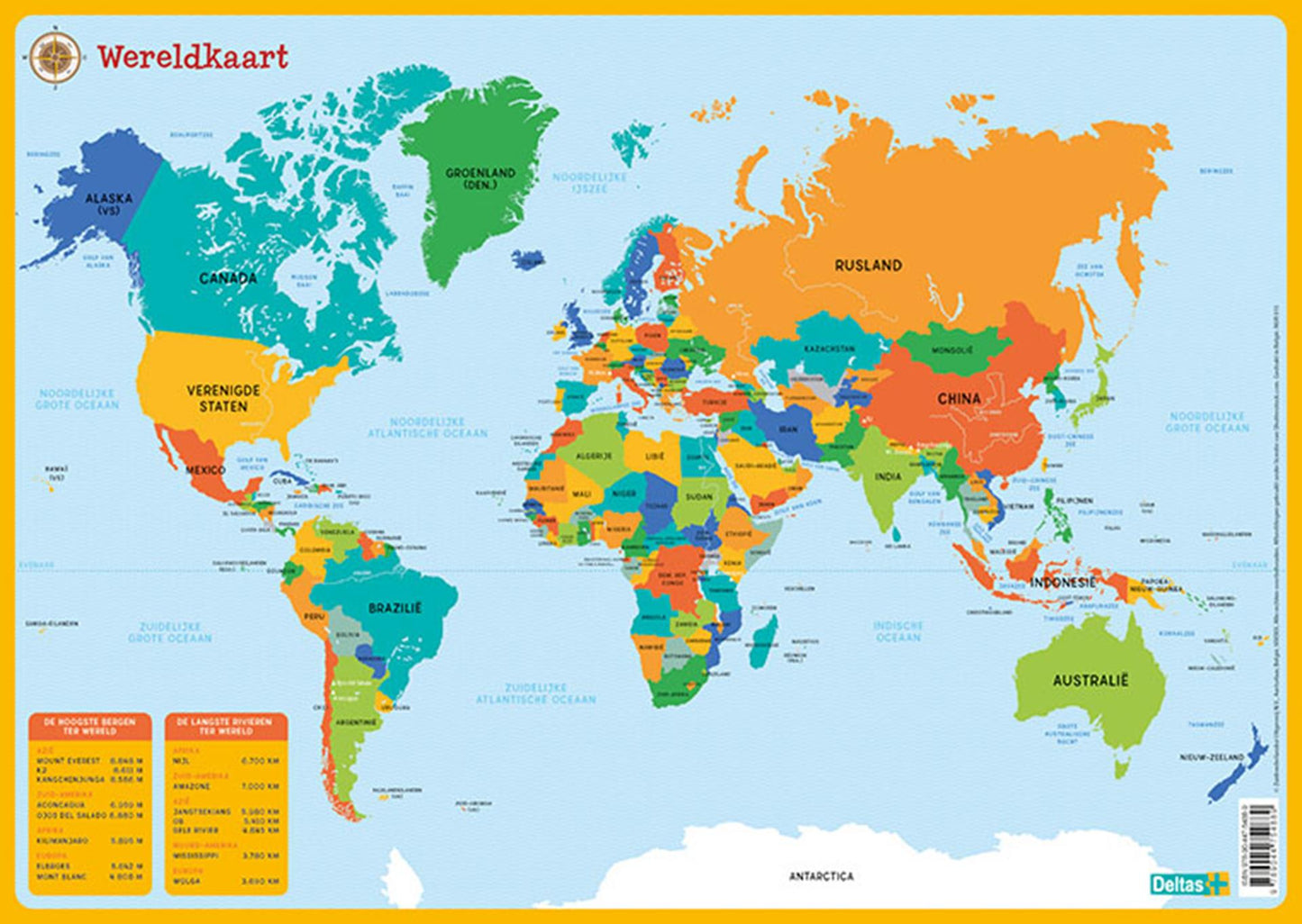 Carte du monde des échecs éducatifs deltas