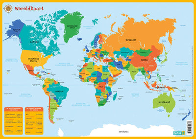 Carte du monde des échecs éducatifs deltas