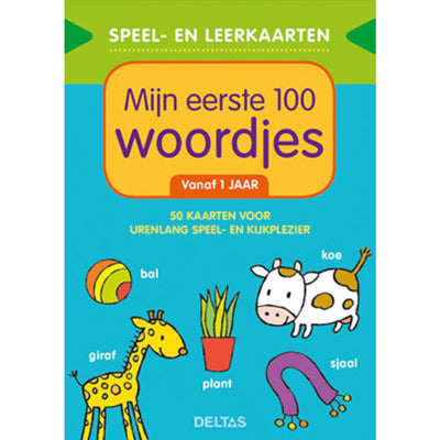 Cartes d'apprentissage deltas speelen mes 100 premiers mots
