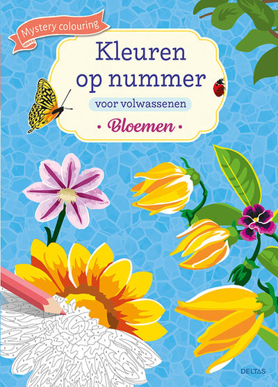 Couleurs deltas par nombre pour les fleurs des adultes