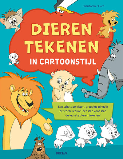 Deltas Dieren dessin dans le style de dessin animé