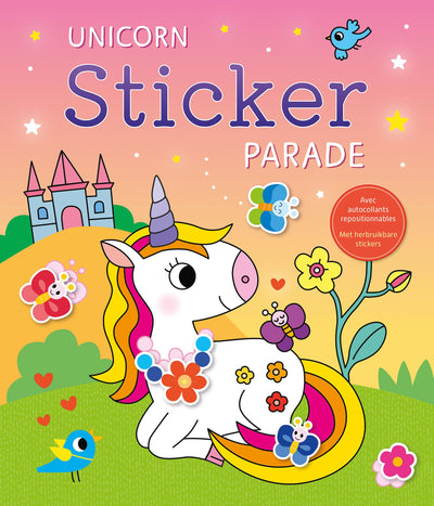 Défilé des autocollants de la licorne deltas