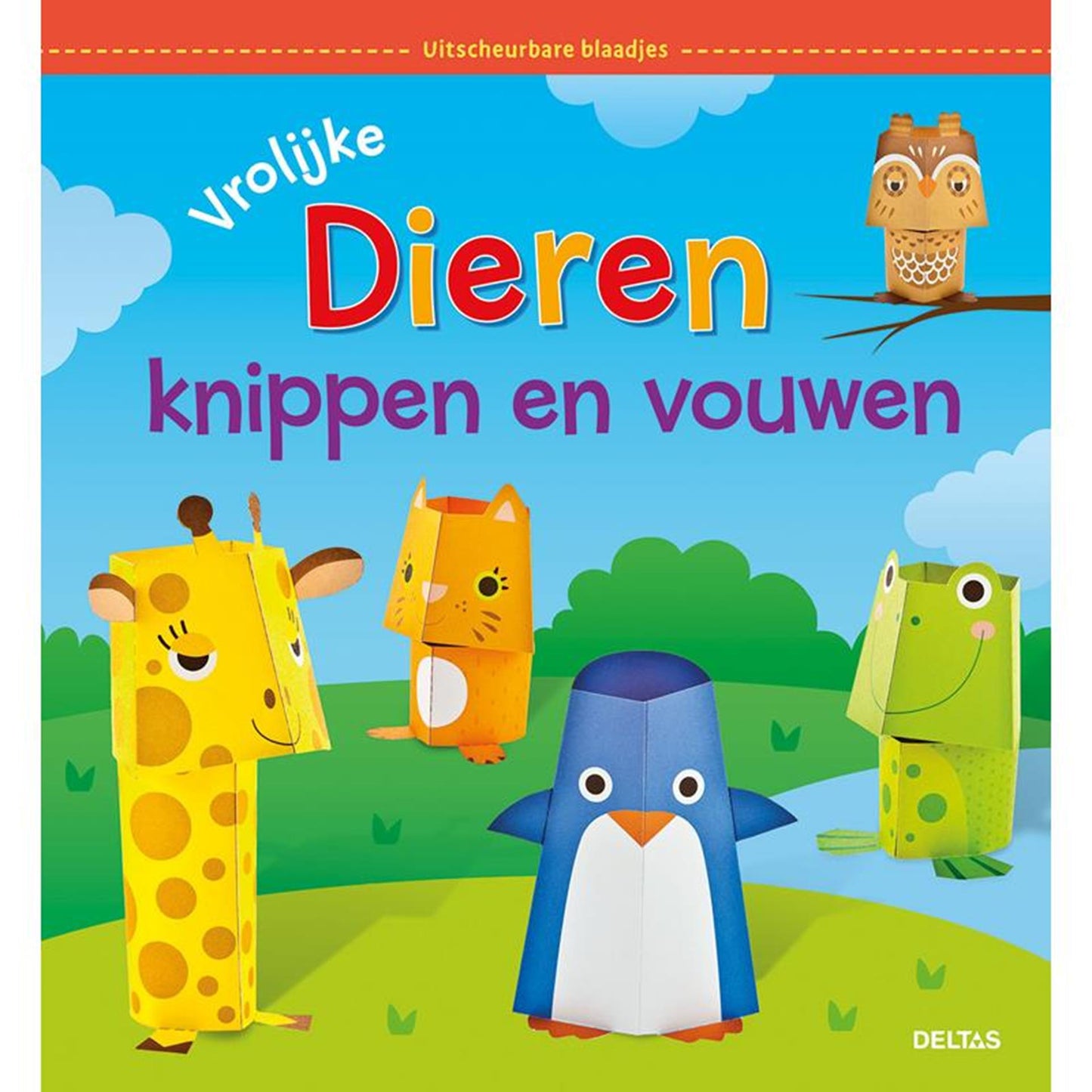 Découpez et pliez les animaux joyeux Deltas