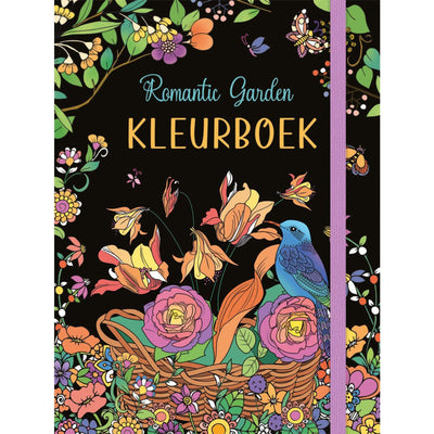 Livre de coloriage Jardin romantique Deltas