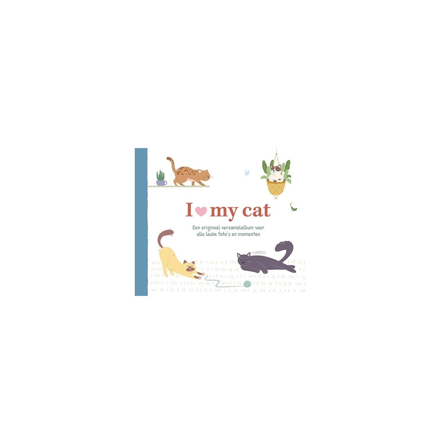 Deltas J'aime mon album de chat livre à remplir