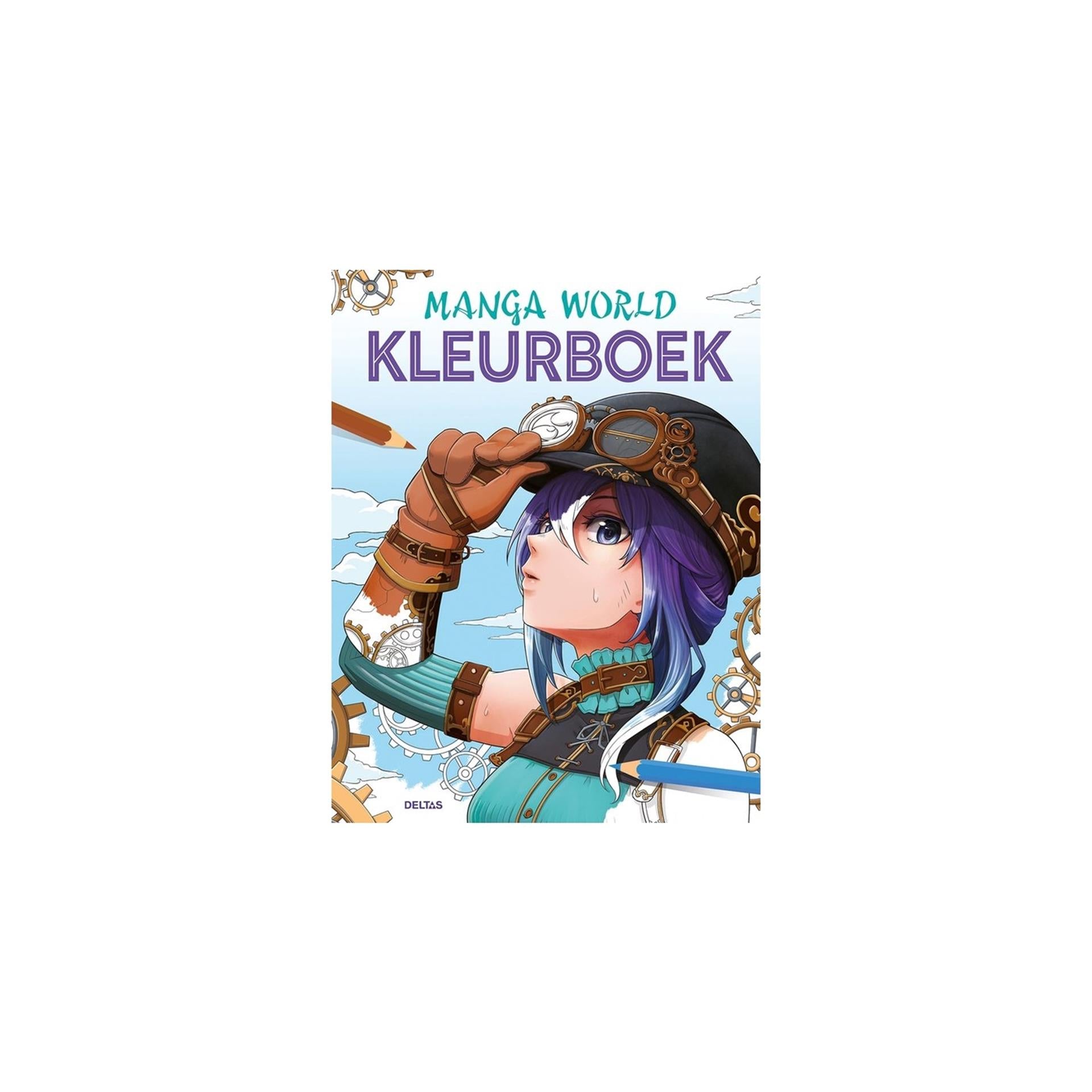 Livre de coloriage du monde manga Deltas