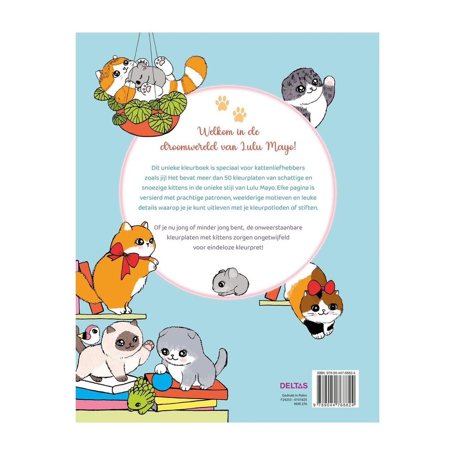 Livre de coloriage de chatons mignons Deltas