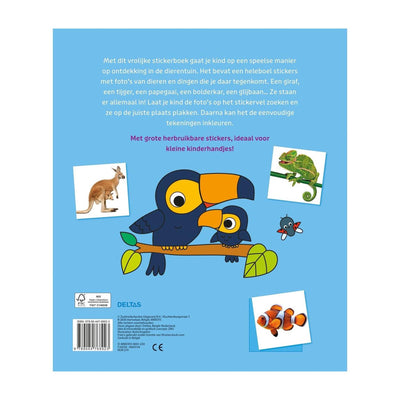 Livre d'autocollants Deltas dans le zoo