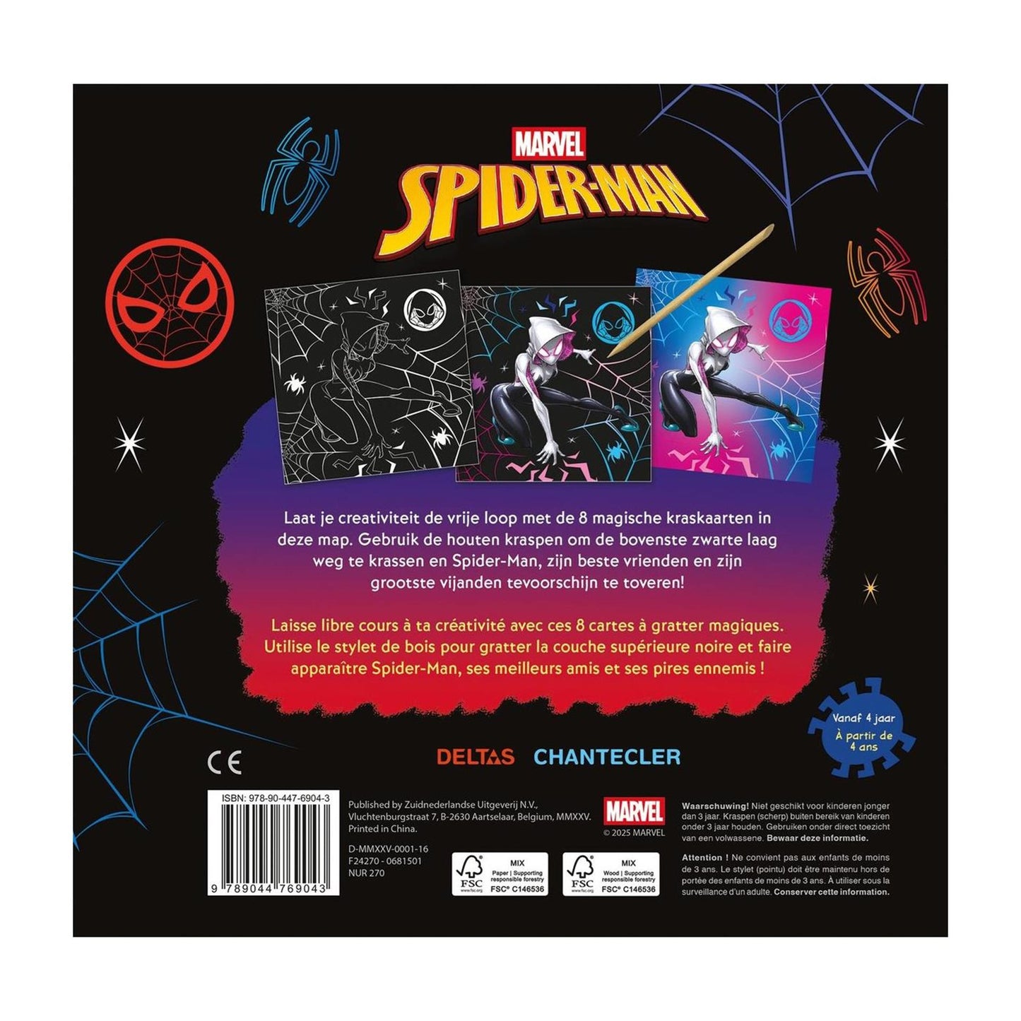 Cartes à gratter Deltas Marvel Spider-Man