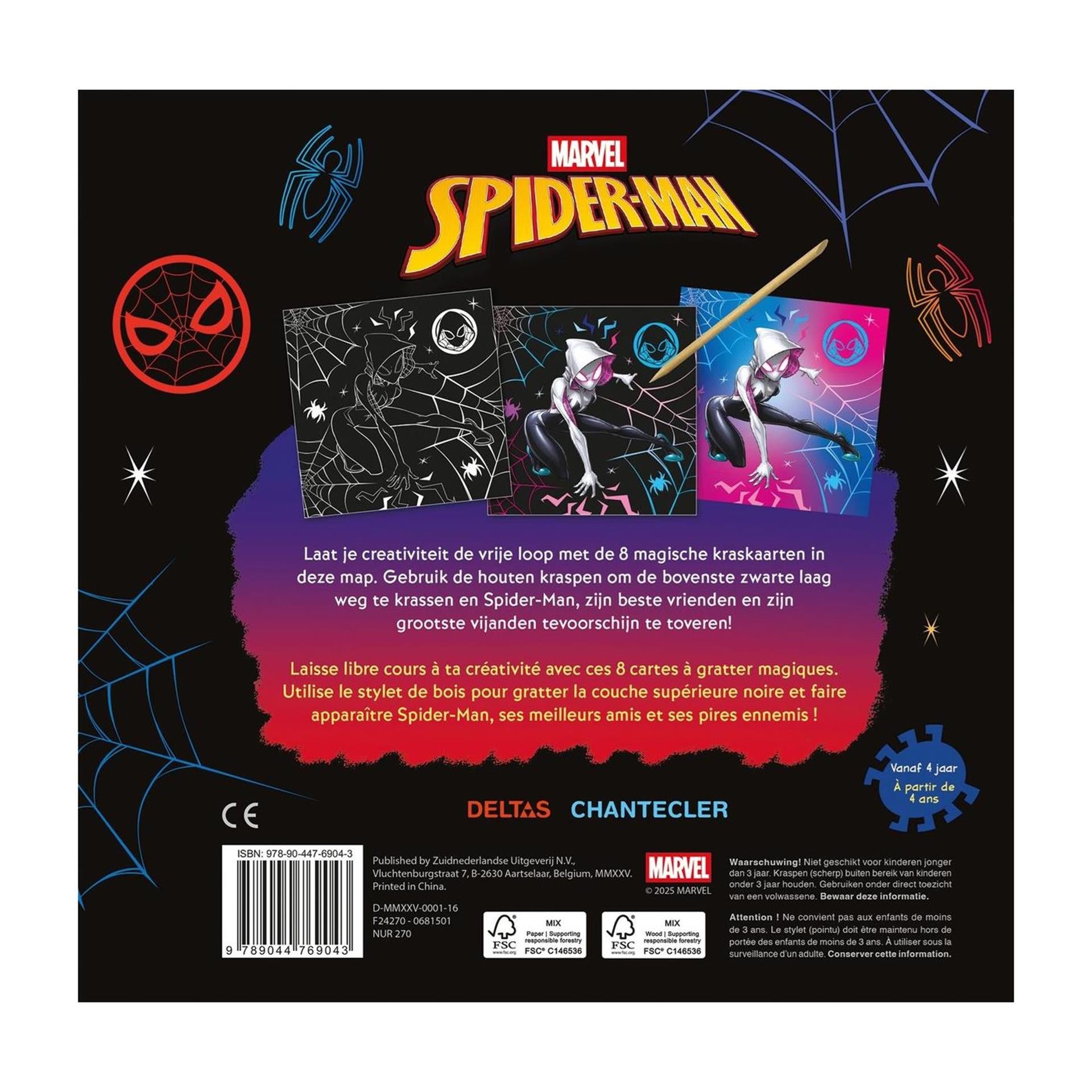 Cartes à gratter Deltas Marvel Spider-Man