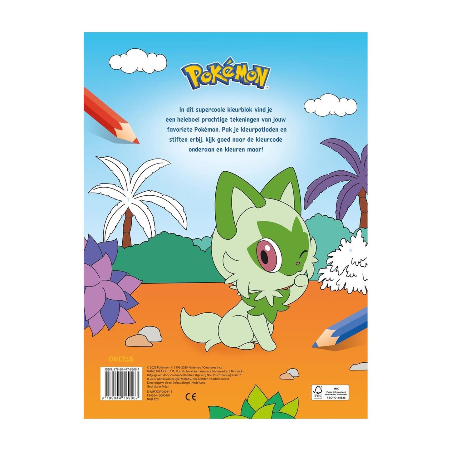 Couleur Pokémon Deltas par numéro