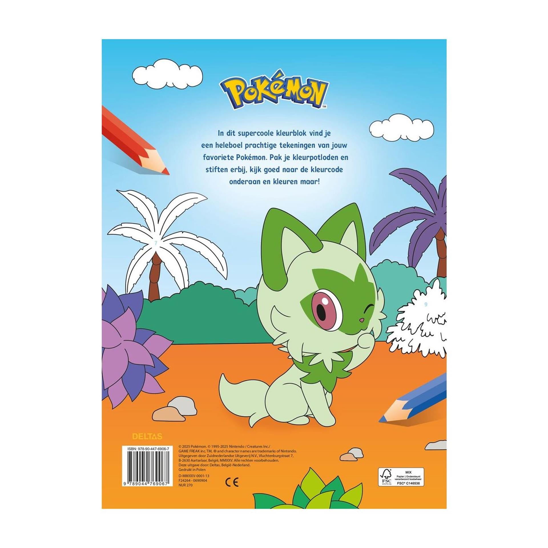 Couleur Pokémon Deltas par numéro