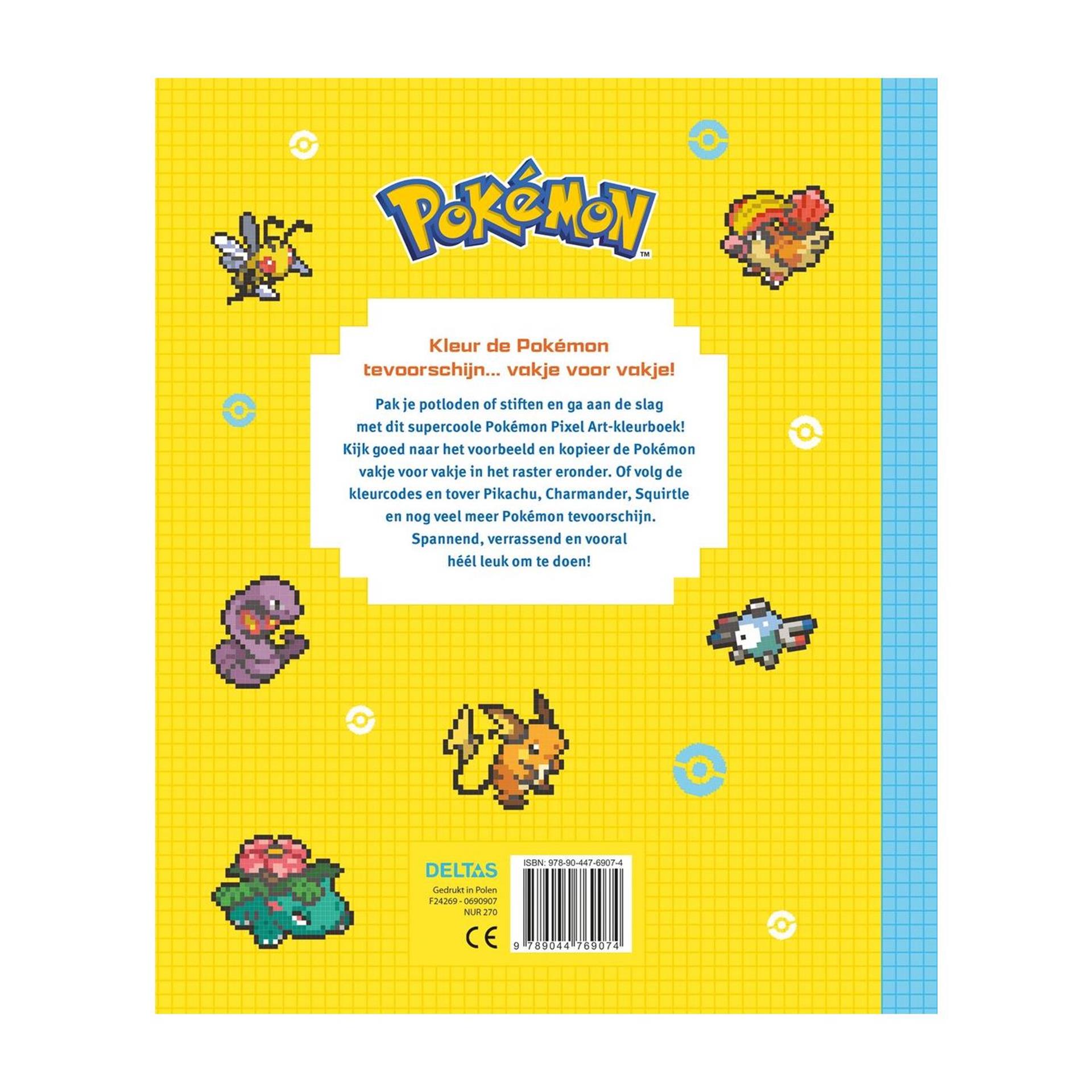 Coloriage amusant de pixels Pokémon Deltas