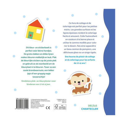 Autocollant drôle couleur Deltas - 2-4 ans